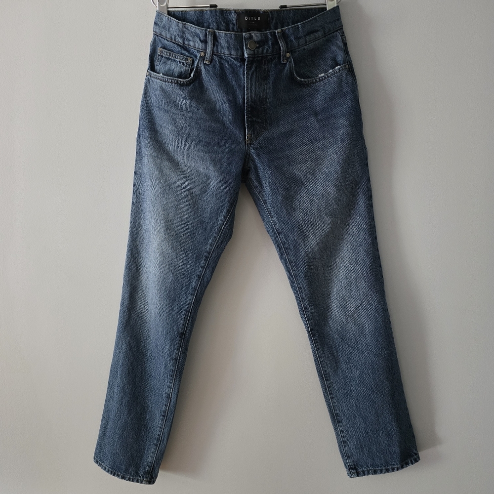 Men's DSTLD Dark Wash Straight Leg Slim Jeans Size 32 x 30